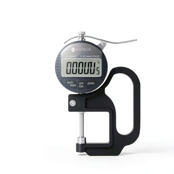 Neoteck TL338 Digital Thickness Gauge Silver‑Grey 0‑1 Inch-5