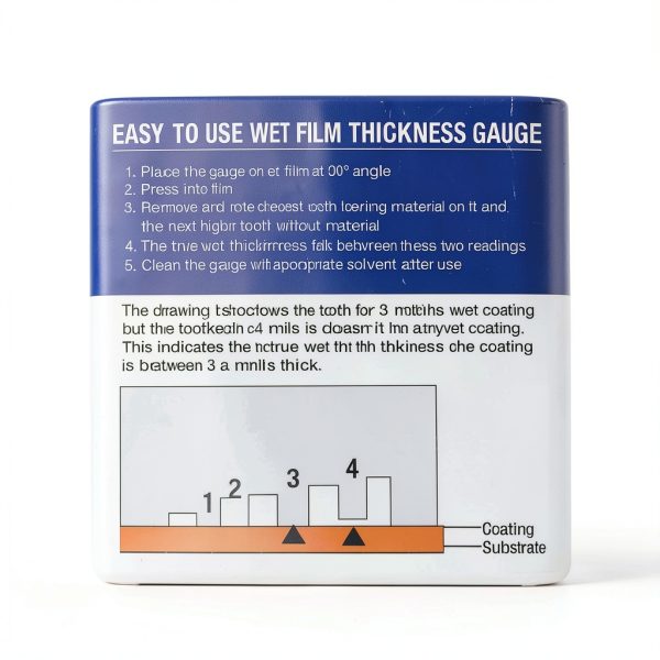 TCP Global Wet Film Thickness Gauge WFG-180 3PK Metal Comb Style-2