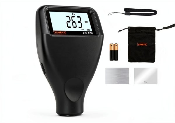 YOWEXA EC-280 Paint Thickness Gauge 0‑2500µm High Precision Ruby Probe-0