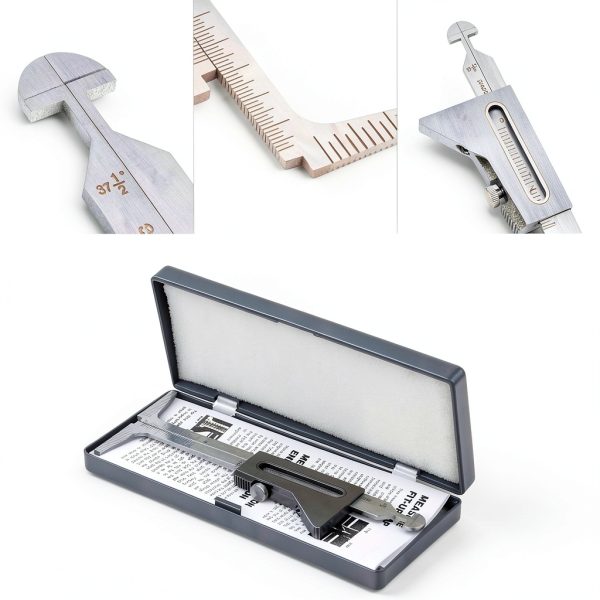Yuecoom Hi-Lo Welding Gauge Pipefitter Stainless Steel Dual-Scale-8