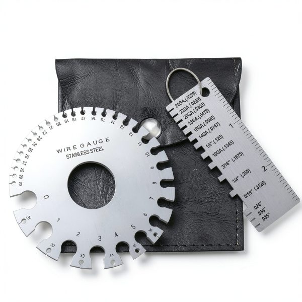 TOOGOND Dual‑Sided Metal Sheet Thickness Gauge Set of 4 Stainless-7
