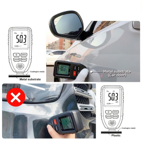 RDINSCOS Coating Thickness Gauge XWJ Dual‑Tech for Steel Aluminum-2