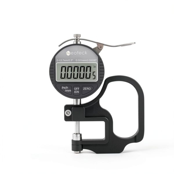 Neoteck Thickness Gauge TL338 Silver Grey Aluminum 0-0.5 Inch-5