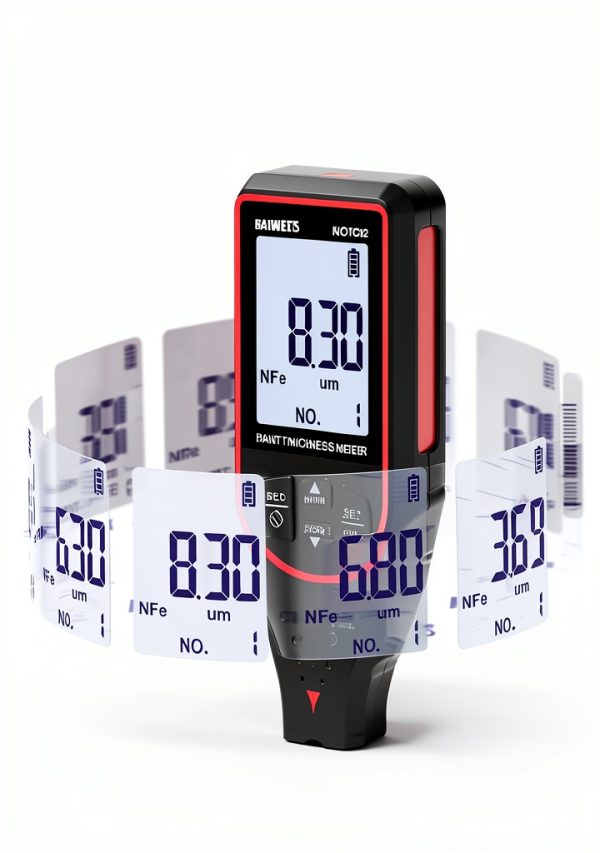 KAIWEETS Paint Thickness Gauge KOTC02 Meter with Backlit Display-5