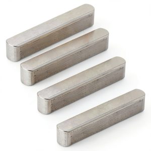 Stainless Steel Key Stock uxcell 4pcs Silver Tone 304 Blanks-0