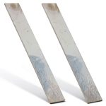 Zonon 304 Stainless Steel Flat Bar 12in x 2in x 0.11in Pack of 2-0