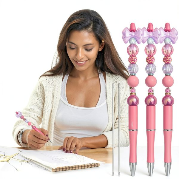 DASTTUIS Stainless Steel Beadable Pen Extender Rods 4.6 Inch, 50 Count-5
