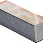 1/2" X 1/2" Stainless Steel Square Bar Remington 304, 8" Mill Stock-0