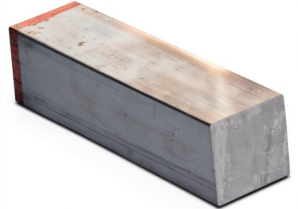 1/2" X 1/2" Stainless Steel Square Bar Remington 304, 8" Mill Stock-0